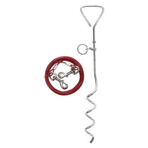 Petface Dog Tie Out Cable & Stake Set
