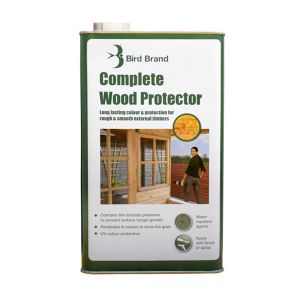 Bird Brand Complete Wood Protector - Dark brown 5 litre