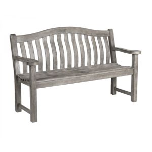 Alexander Rose Old England Grey Painted Turnberry Garden Bench 5ft