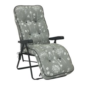 Glendale Deluxe Renaissance Relaxer Chair Grey