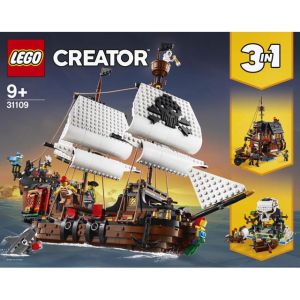 LEGO Creator 3in1 Pirate Ship Toy Set  31109