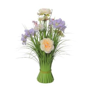 Hydrangea & Peony Grass Floral Bundle 40cm